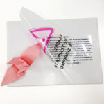 Custom label inkjet waterdichte transparante zelfklevende sticker