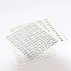 CCHLPET020 customized hologram sticker sheet label