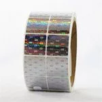 Customized hologram sticker sheet label