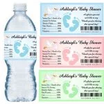 Shrinkable water bottle label