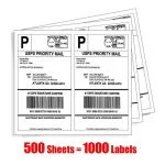 4″ x 6″ carton Labels