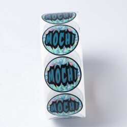 Custom printing round bottle sticker