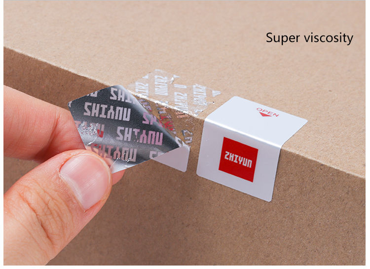 Custom printing void sticker bag sheet kiss cut sticker