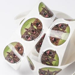 Custom printing waterproof stickers, adhesive vinyl dogecoin stickers 5