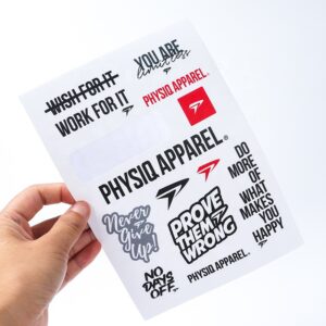 Adhesius personalitzats d'impressió de còpies de vinil Adhesiu de logotip personalitzat de 3 polzades