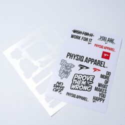 Adesivi personalizzati per la stampa di copie in vinile adesivo personalizzato da 3 pollici con logo 4