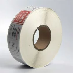 Direct thermal paper label 2