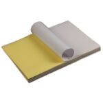 Водоустойчива мастилено -струйна винилова стикерна етикетна хартия самозалепваща се лъскава бяла хартия със стикер