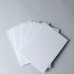 Custom wholesale blank A4 size sheet inkjet laser self adhesive glossy PP label sticker