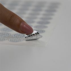 Etiquetas de holograma VOID de seguridade